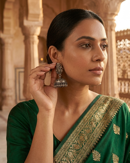 Earring: Dancing Peacock