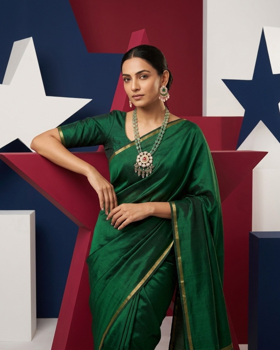 Necklace Set: Kundan & Tourmaline