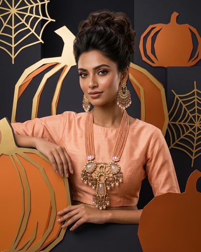 Necklace Set: Kundan, Beads & Stone